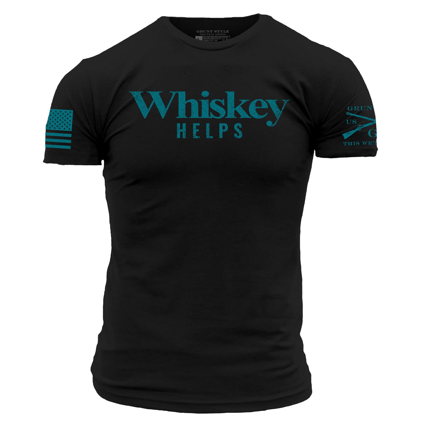 Men's Whiskey Helps™ T-Shirt - Black