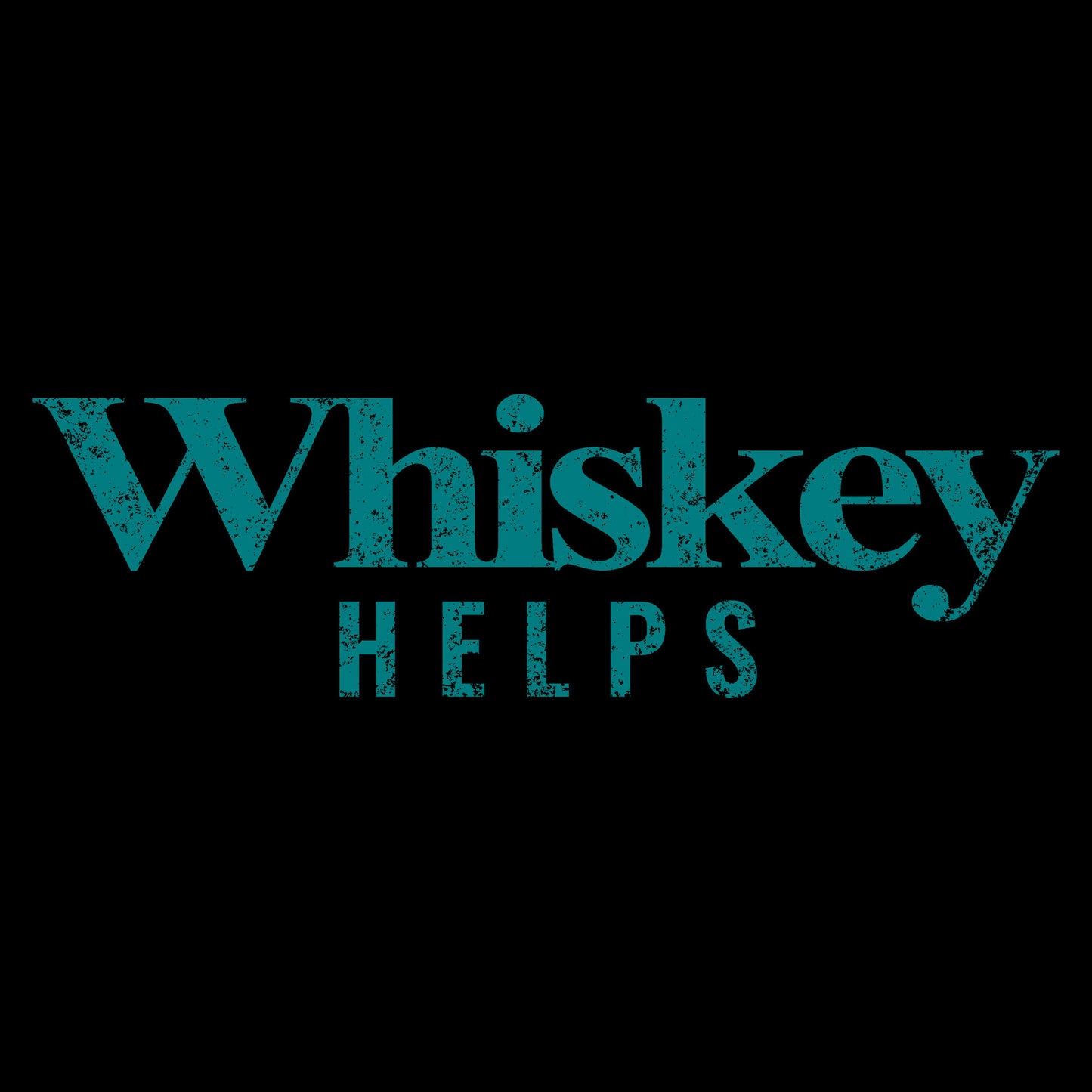 Men's Whiskey Helps™ T-Shirt - Black