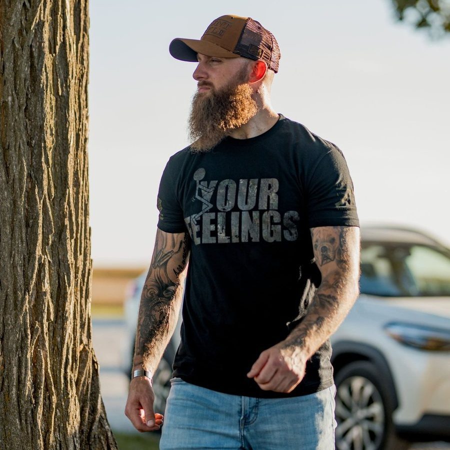 Grunt Style F*ck Your Feelings T-Shirt - Realtree Riverbend® T-Shirt