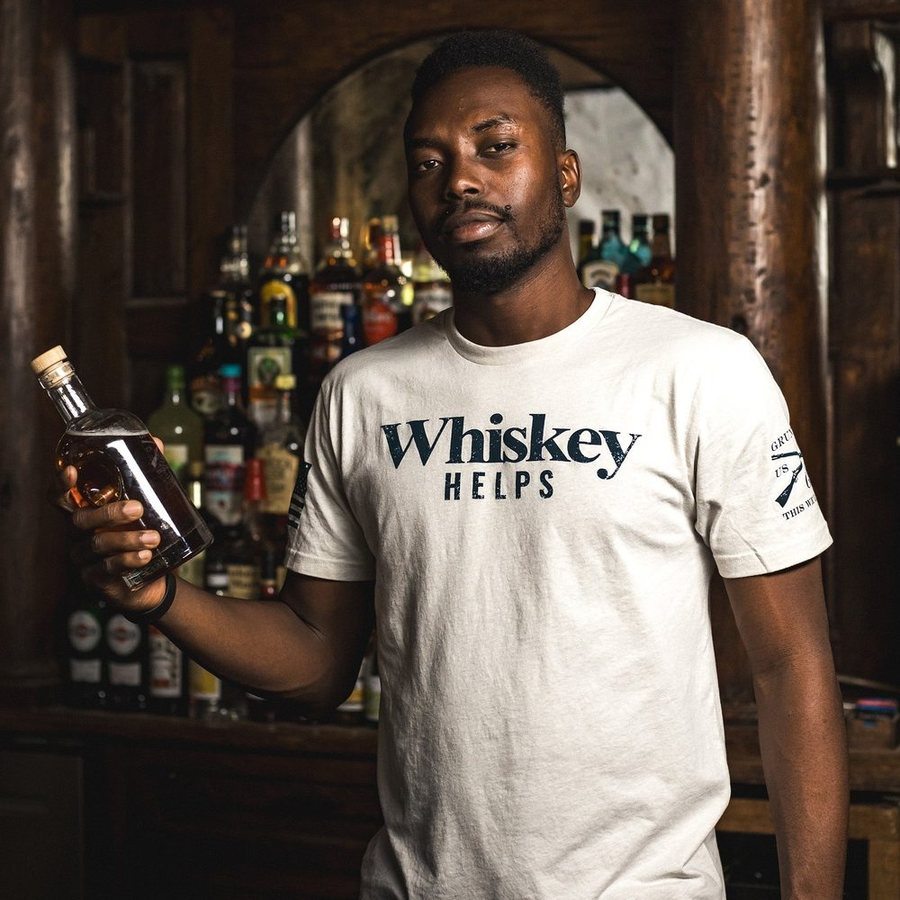 Grunt Style Whiskey Helps™ T-Shirt - Sand T-Shirt