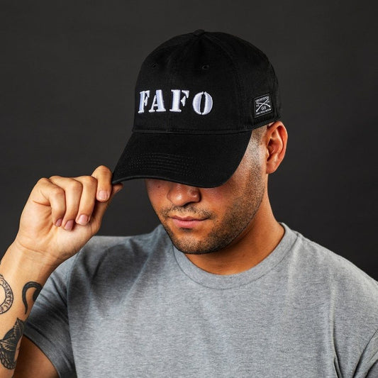 FAFO Dad Hat - Black
