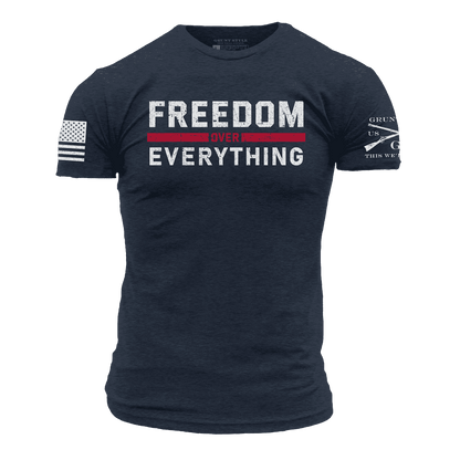 Freedom Over Everything T-Shirt - Midnight Navy