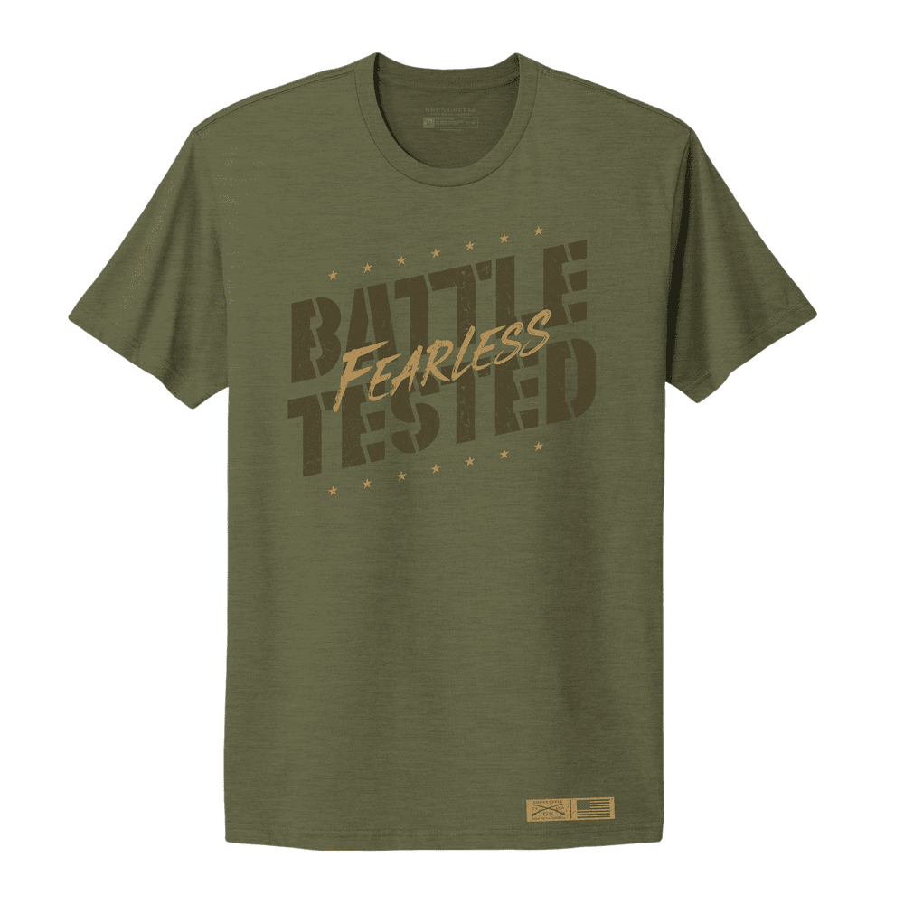 Women's Fearless Boyfriend Fit T-Shirt - Military Green