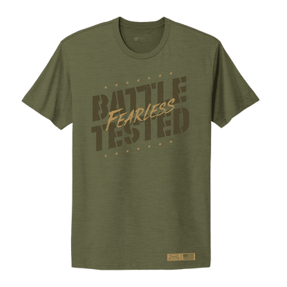 Women's Fearless Boyfriend Fit T-Shirt - Military Green