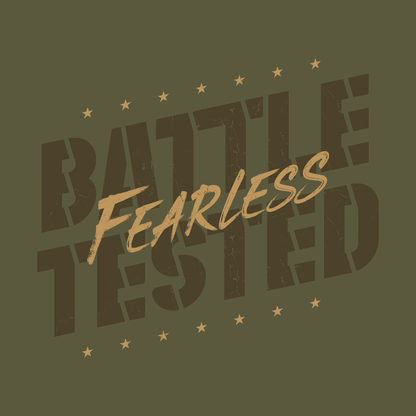 Women's Fearless Boyfriend Fit T-Shirt - Military Green