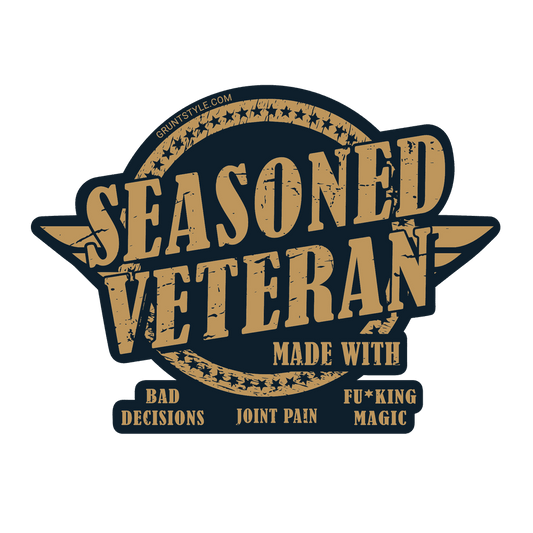 Seasoned Veteran Sticker