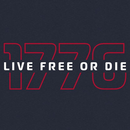 Live Free Or Die '76 T-Shirt - Midnight Navy