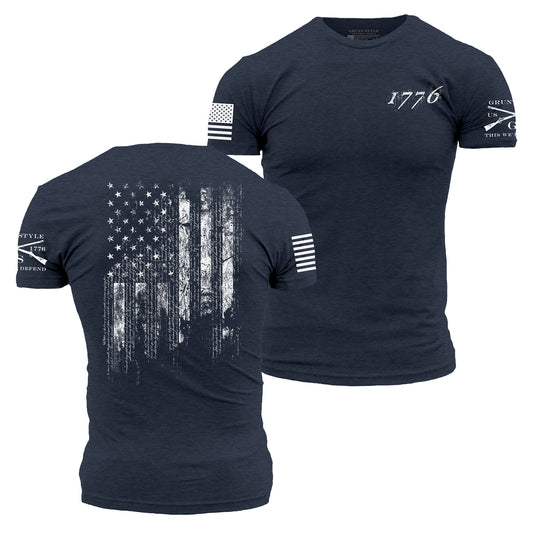 Men's 1776 Flag T-Shirt - Midnight Navy