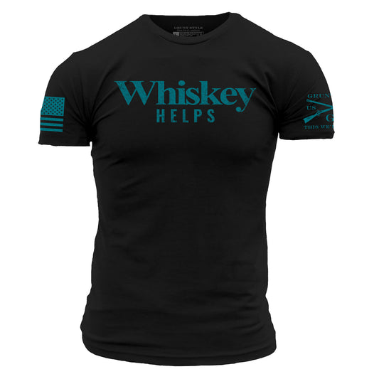 Men's Whiskey Helps™ T-Shirt - Black