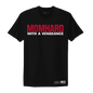 Women's Mom Hard Boyfriend Fit T-Shirt - Black