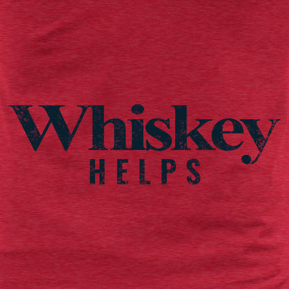 Whiskey Helps™ T-Shirt - Red