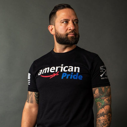 Grunt Style American Pride T-Shirt - Black T-Shirt
