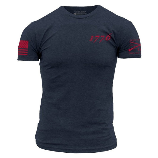 Grunt Style 1776 Flag T-Shirt - Midnight Navy T-Shirt
