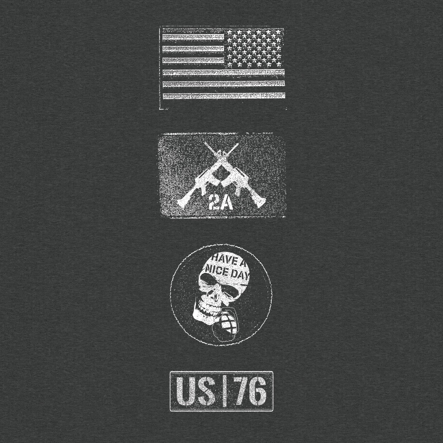 popular logos as a unique design down the right sleeve of the Grunt Style Patch Hoodie