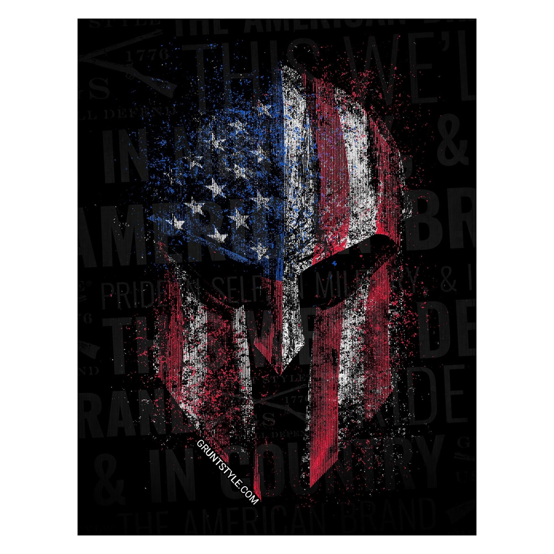 The USA patriotic American Spartan Sticker 2.0