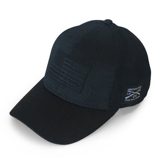 Grunt Style Blackout Flag Stretch Fit Hat